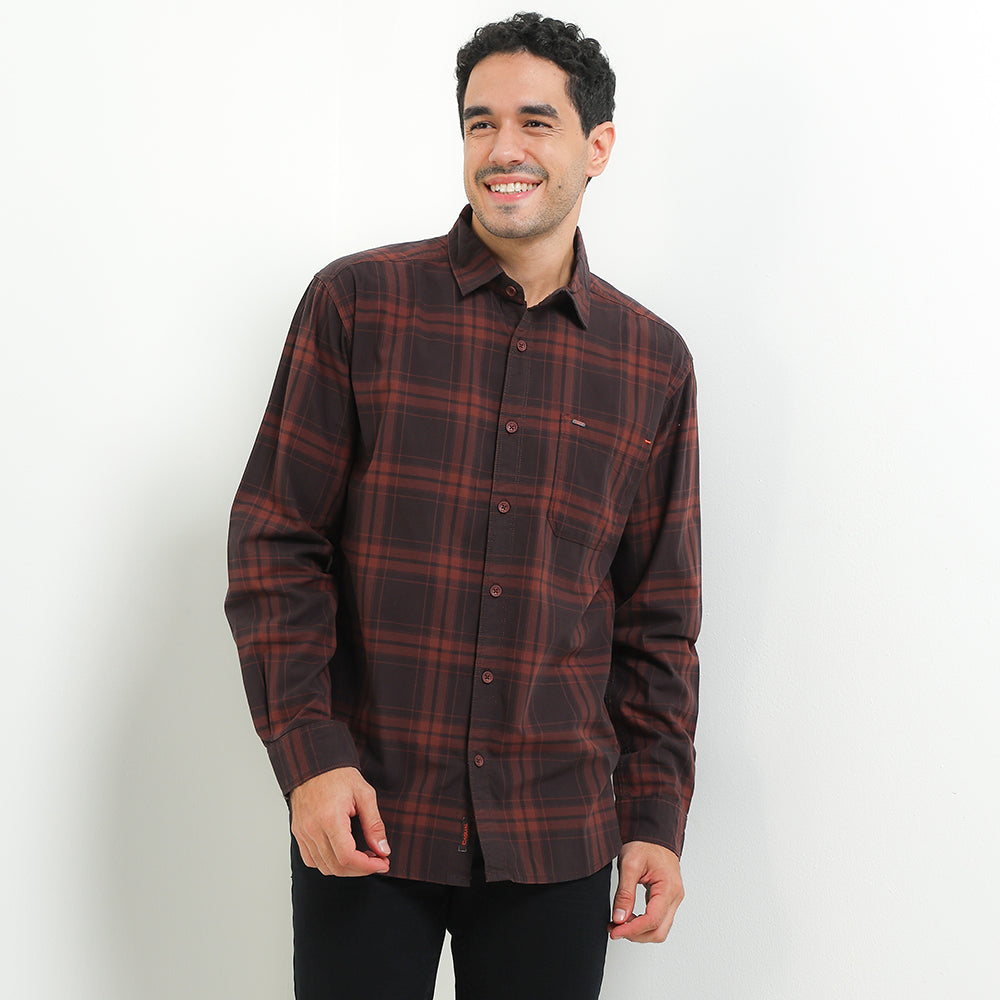 Cardinal Kemeja Lengan Panjang Pria E1717J03B