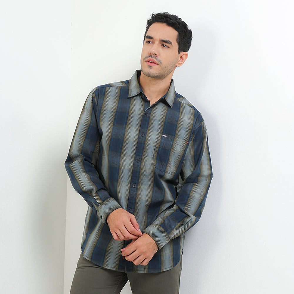 Cardinal Kemeja Lengan Panjang Pria E1744J02H