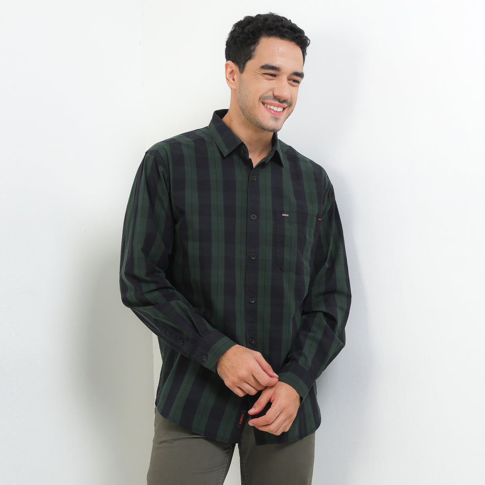 Cardinal Kemeja Lengan Panjang Pria E1745J06F