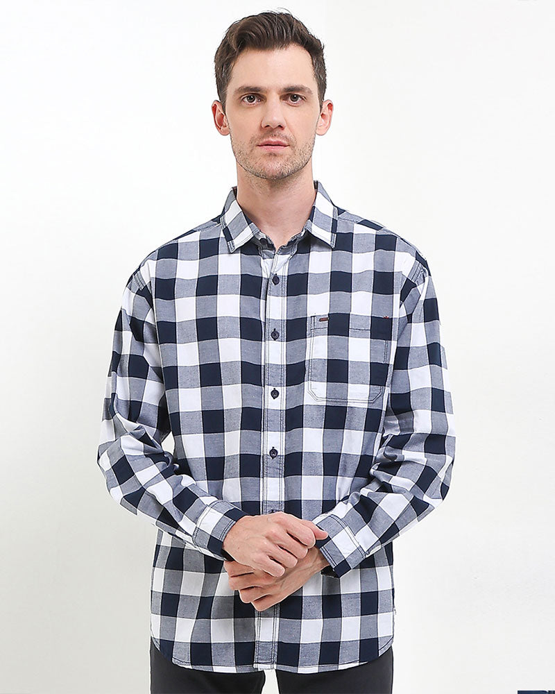 Cardinal Kemeja Lengan Panjang Pria E1822J02H