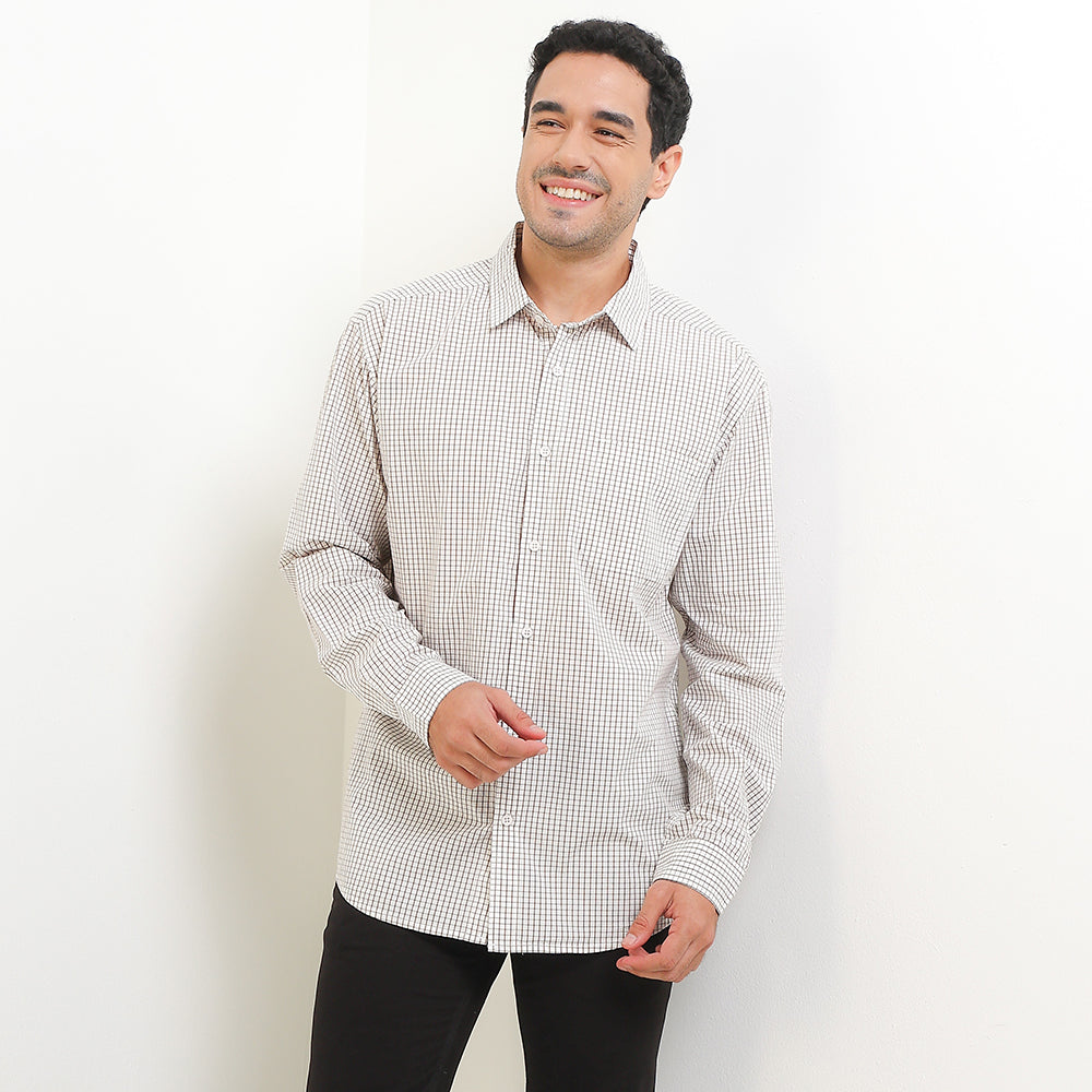 Cardinal Kemeja Lengan Panjang Pria E1857J08D