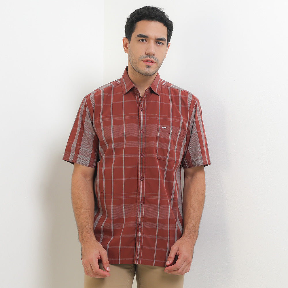 Cardinal Kemeja Lengan Pendek Pria E1864P11E