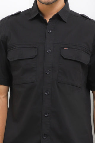 Cardinal Kemeja Lengan Pendek Pria E0025P01A