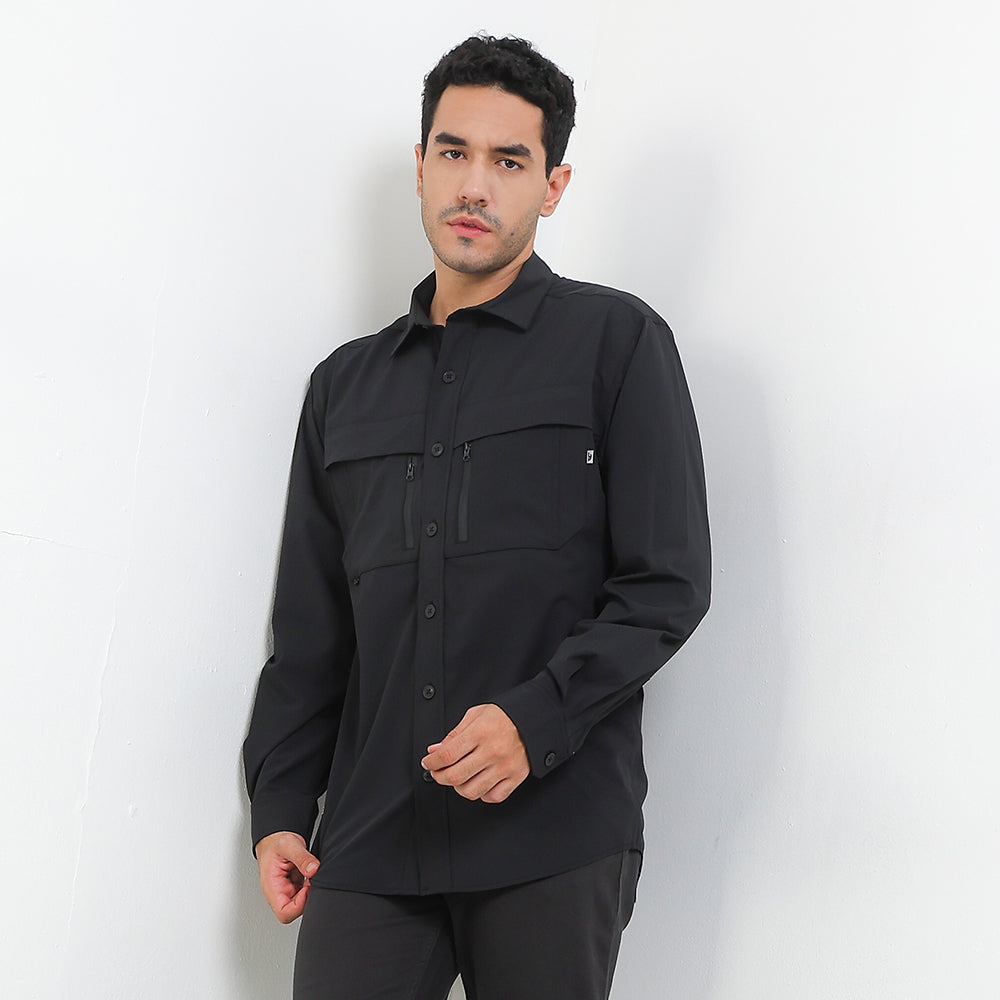 Cardinal Kemeja Lengan Panjang Pria E0068J01A