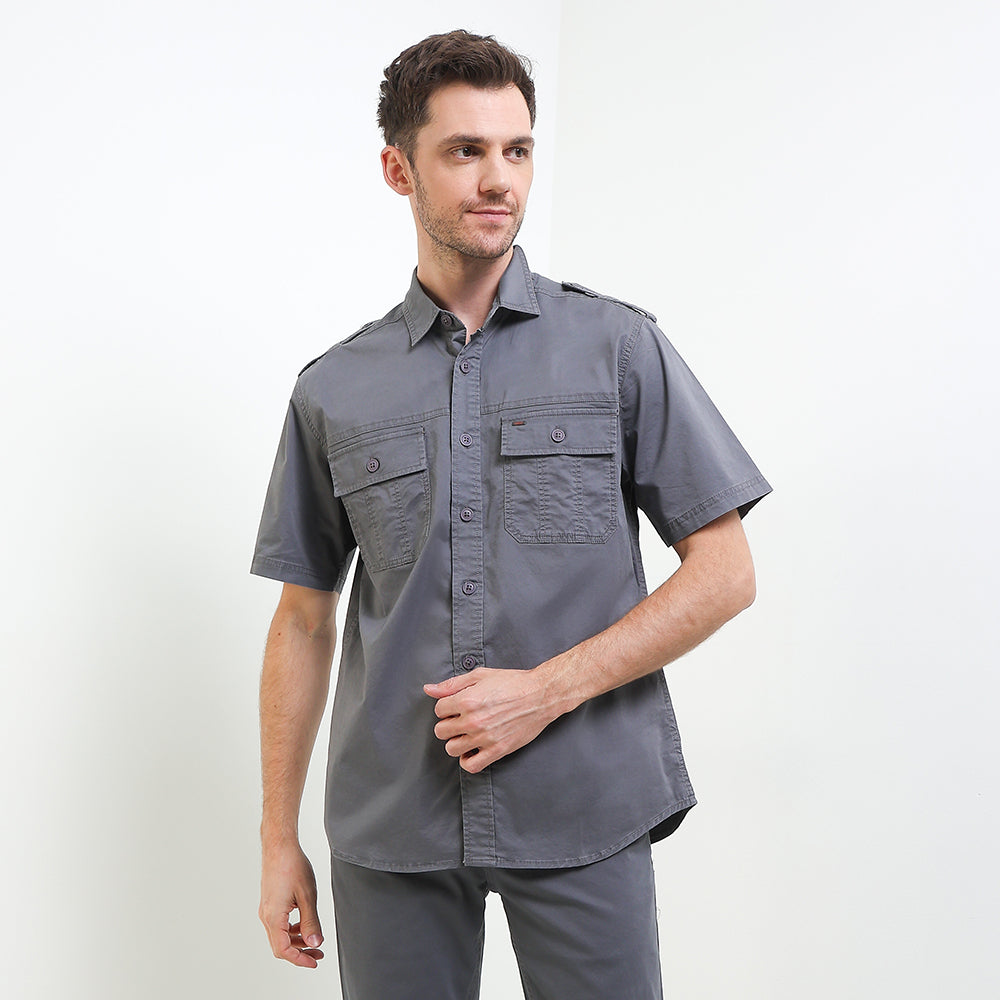 Cardinal Kemeja Lengan Pendek Pria E0093P04B