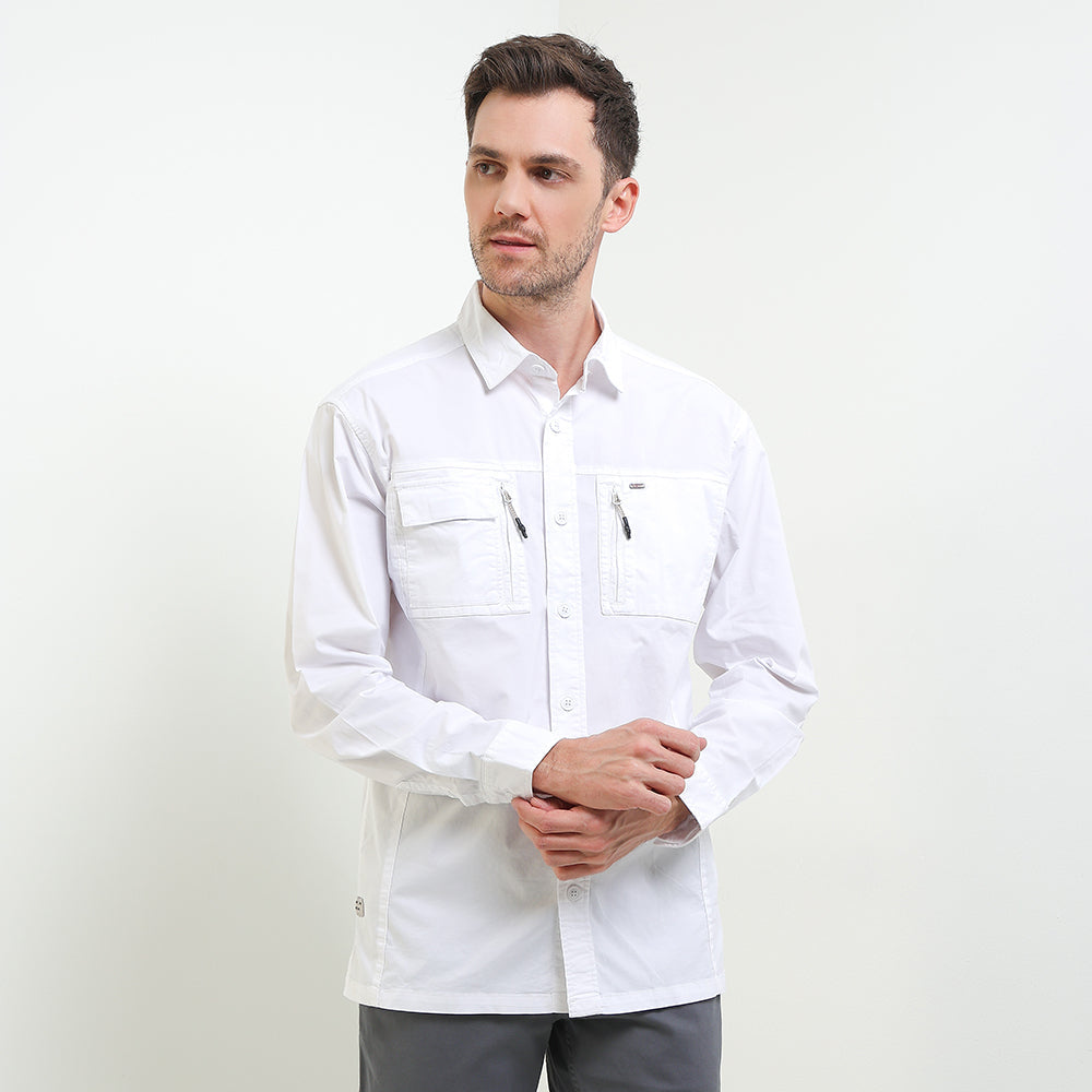 Cardinal Kemeja Lengan Panjang Pria E0094J08A