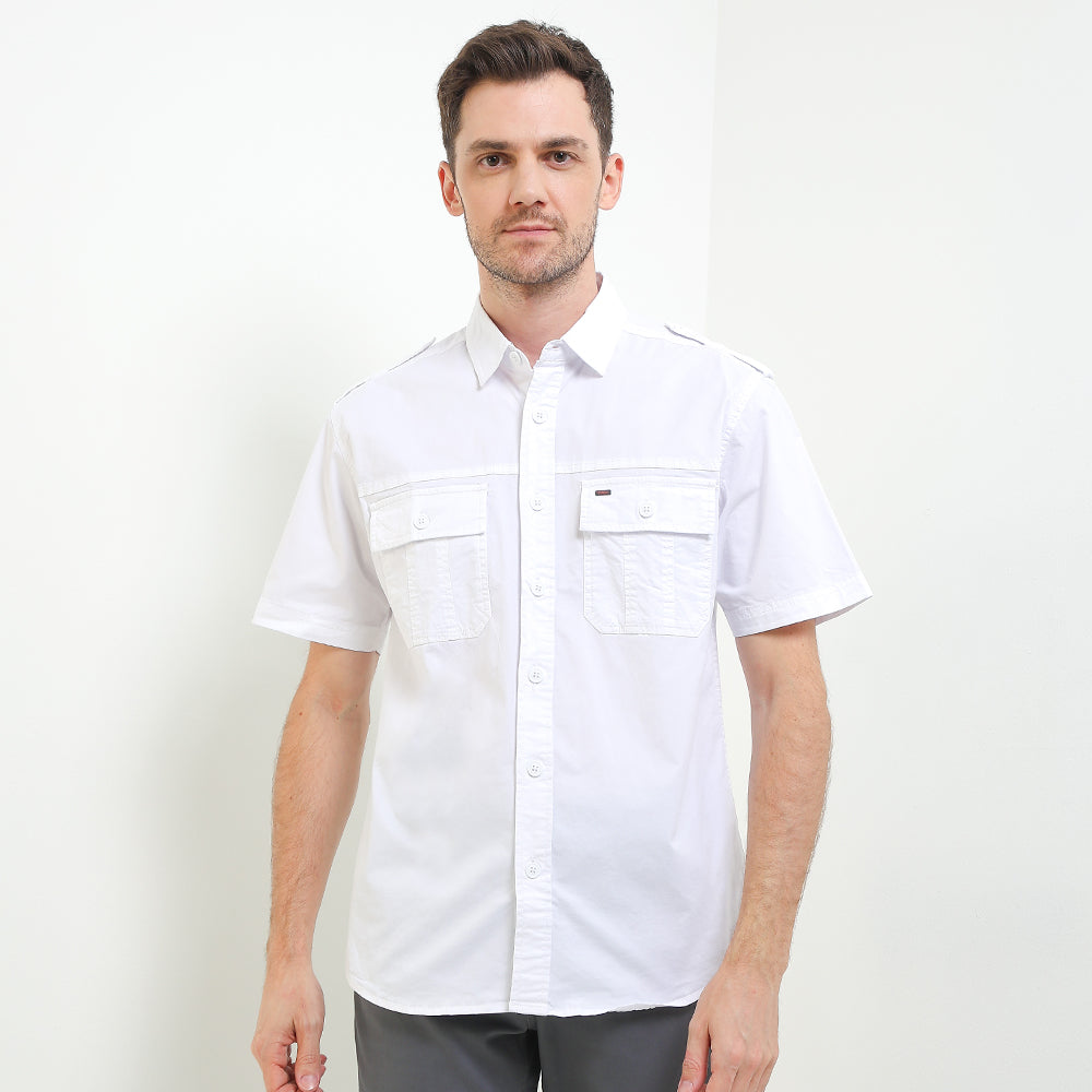 Cardinal Kemeja Lengan Pendek Pria E0095P08A