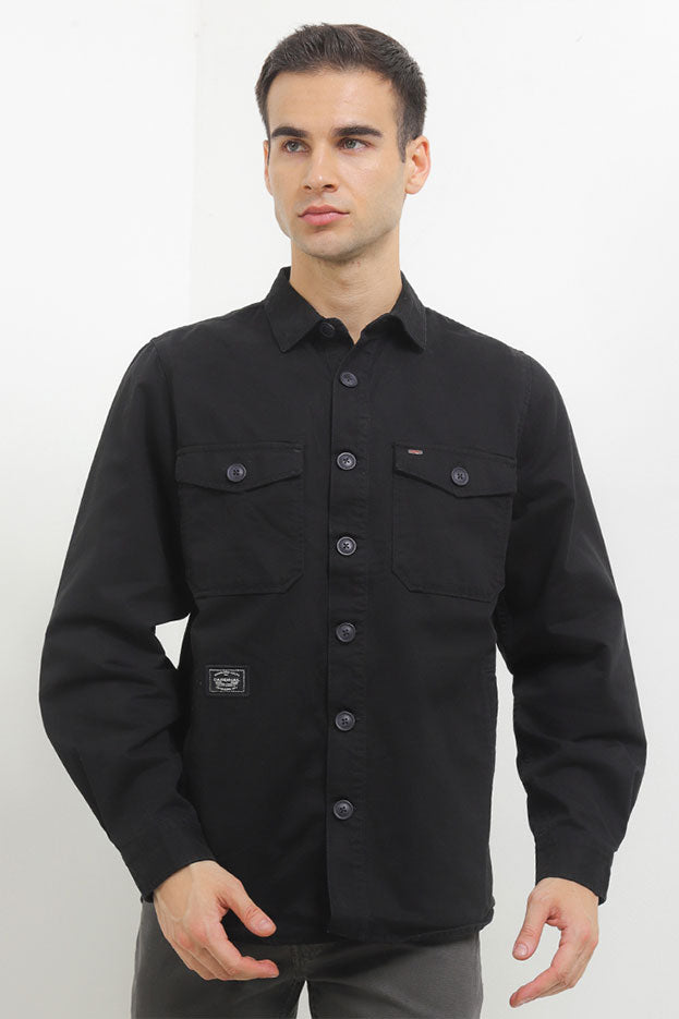 Cardinal Kemeja Jaket Lengan Panjang Pria E0016J01A