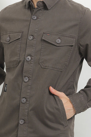 Cardinal Kemeja Jaket Lengan Panjang Pria E0018J03F