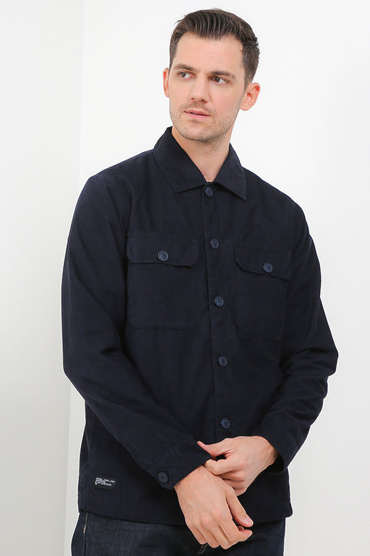 Cardinal Kemeja Jaket Lengan Panjang Pria E0024J02H