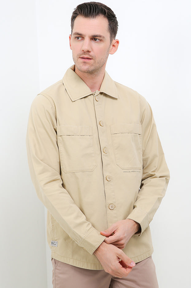 Cardinal Kemeja Jaket Lengan Panjang Pria E0025J05C