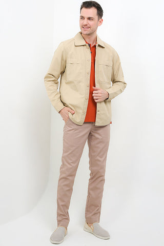 Cardinal Kemeja Jaket Lengan Panjang Pria E0025J05C
