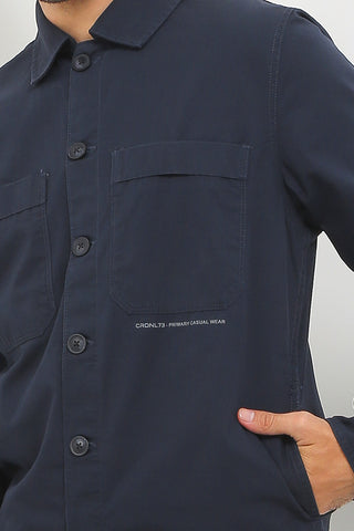 Cardinal Kemeja Jaket Lengan Panjang Pria E0026J02H