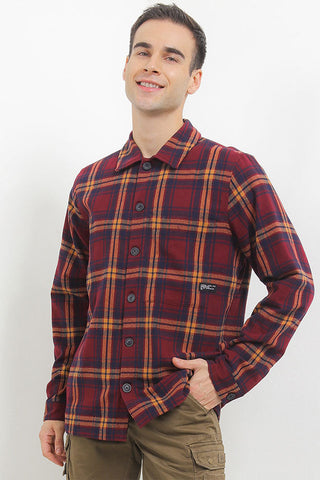 Cardinal Kemeja Jaket Lengan Panjang Alter Pria Big Size EL003N11F