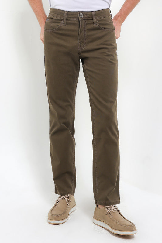 Cardinal Men's Straight Cut Trousers E0928BK03B