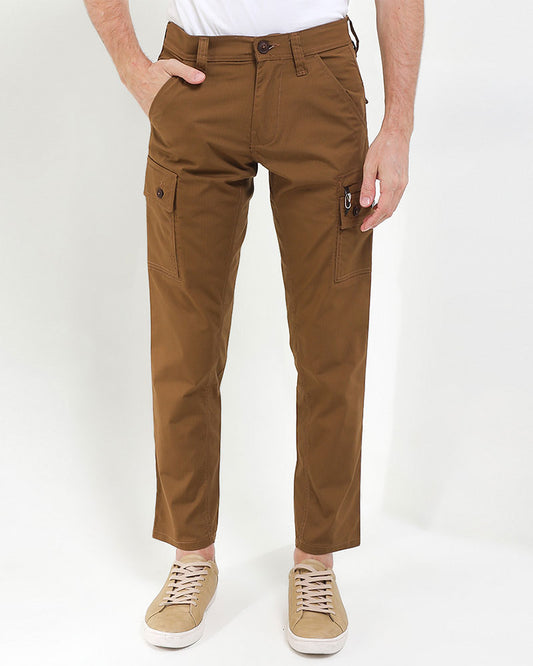 Cardinal Celana Kargo Pria Skinny Katun Poliester Stretch