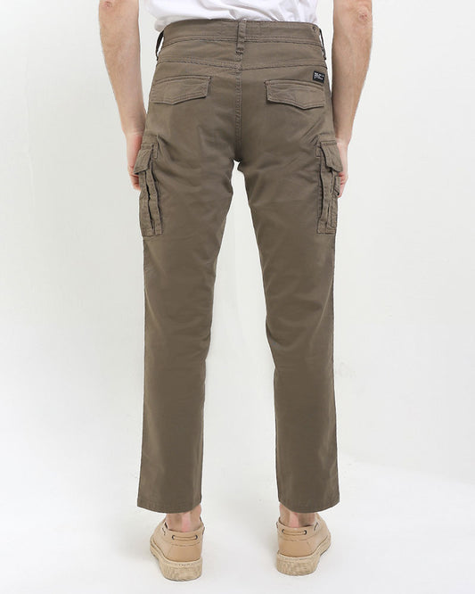 Cardinal Celana Kargo Pria Skinny Katun Rayon Stretch