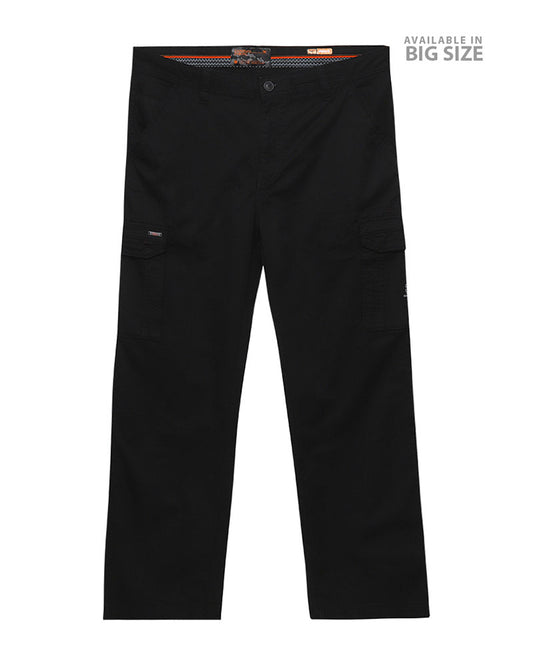Cardinal Celana Kargo Pria Regular Katun Rayon Saku Snap Button