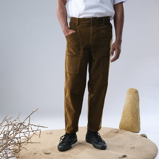 Cardinal Celana Panjang Chinos Pria Tapered Saku Besar