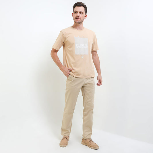Cardinal Celana Panjang Chinos Pria Slim Fit Katun Rayon Stretch Cream Series
