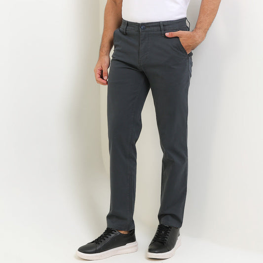 Cardinal Celana Panjang Chinos Pria Slim Fit Katun Rayon Stretch Grey Series