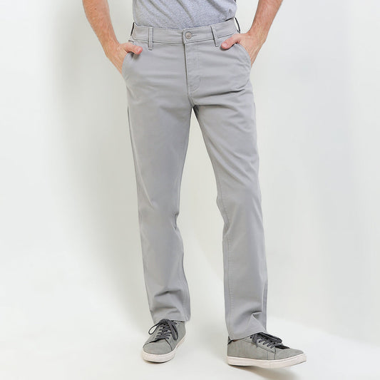 Cardinal Celana Panjang Chinos Pria Slim Fit Katun Rayon Stretch Grey Series