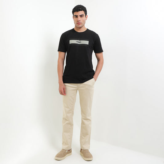 Cardinal Celana Panjang Chinos Pria Slim Fit Katun Poliester Stretch Brown Series
