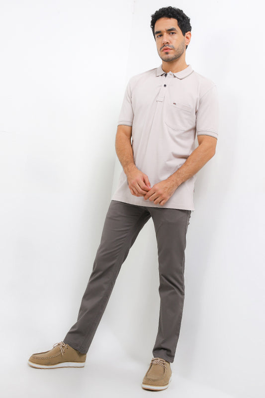 Cardinal Celana Panjang Chinos Pria Skinny Katun Poliester Stretch