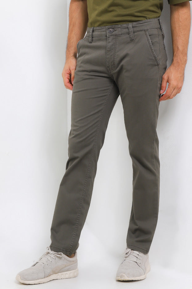 Cardinal Celana Panjang Chinos Skinny Pria Big Size E0131C03H