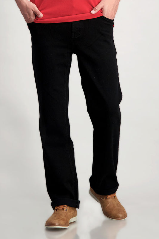 CELANA JEANS REGULAR 14 BIG SIZE (HITAM)