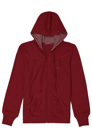 CARDINAL GIRL - JAKET HOODIE BIG SIZE (MERAH)