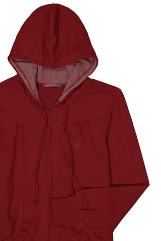 CARDINAL GIRL - JAKET HOODIE BIG SIZE (MERAH)