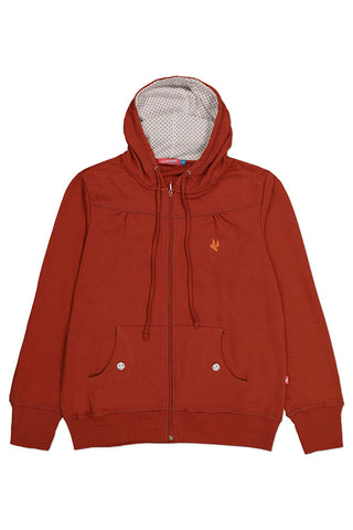 CARDINAL GIRL - JAKET HOODIE 3 (ORANGE)