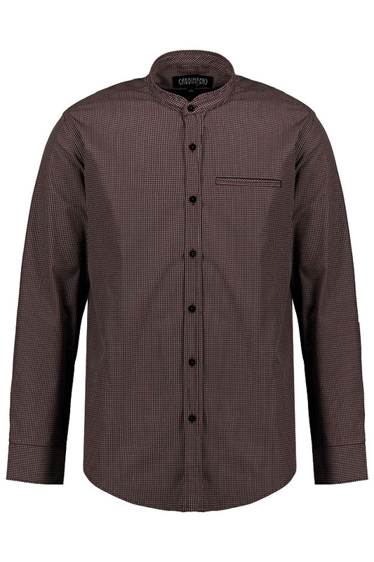 CARDINAL FORMAL KOKO SHIRT 36 (BROWN)
