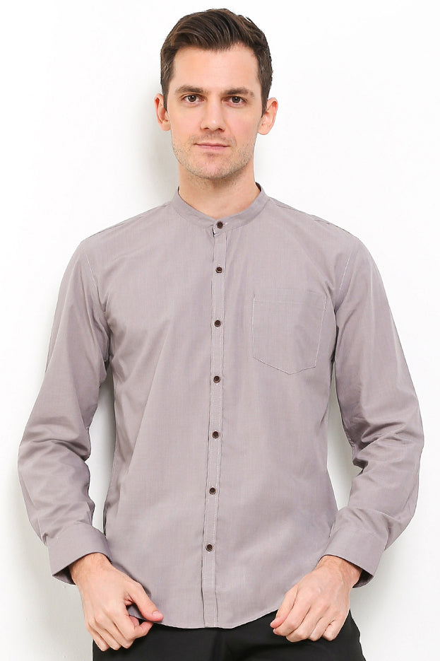 Cardinal Kemeja Koko Lengan Panjang Pria F0335J005C