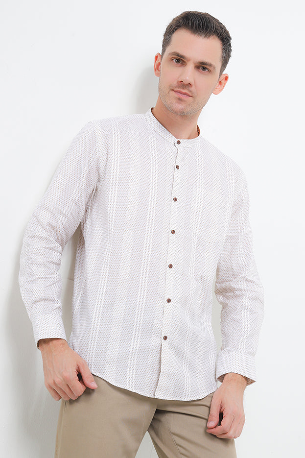 Cardinal Kemeja Koko Lengan Panjang F0381J03E