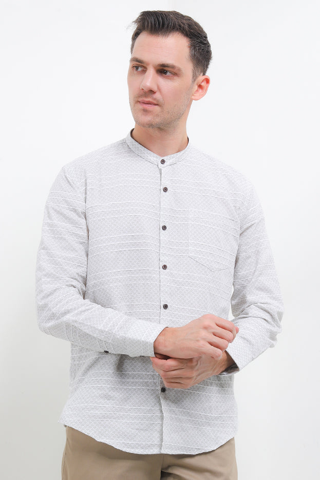 Cardinal Kemeja Koko Lengan Panjang F0383J04C