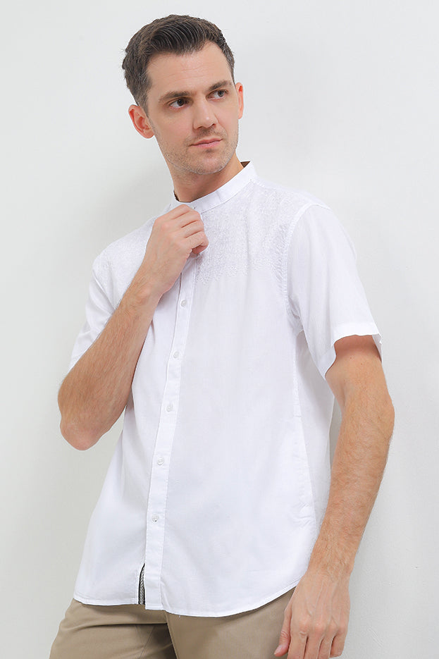 Cardinal Kemeja Koko Lengan Pendek F0395P08A