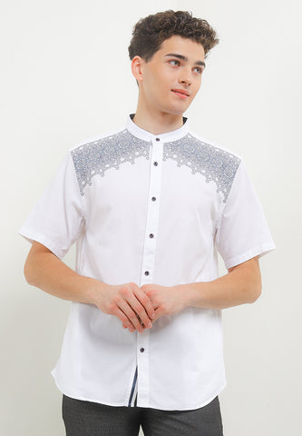 Cardinal Kemeja Koko Lengan Pendek F4068P08A