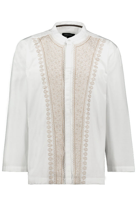 CARDINAL FORMAL KOKO SHIRT 44 (WHITE)