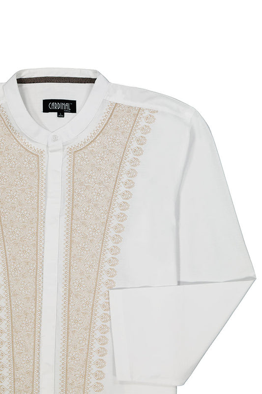 CARDINAL FORMAL KOKO SHIRT 44 (WHITE)
