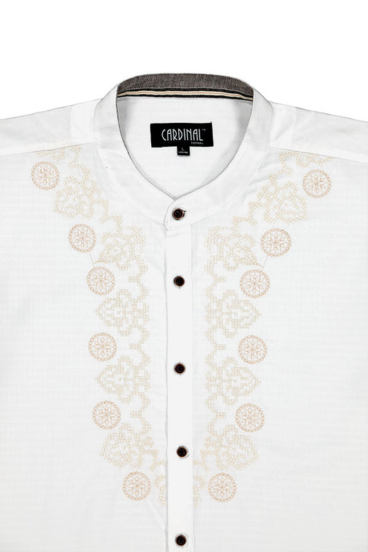 CARDINAL FORMAL KOKO SHIRT 49 (WHITE)