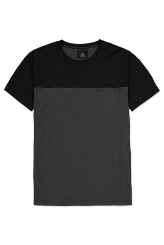 BASIC TYPE - CARDINAL TWO TONE T-SHIRT (HITAM)