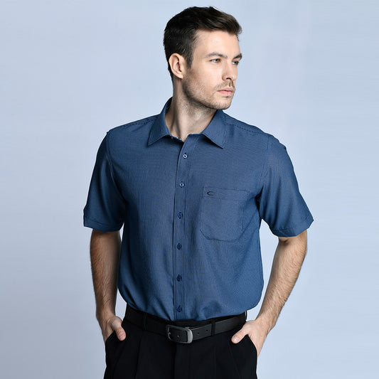 CARDINAL FORMAL SHORT SLEEVE SHIRT 1 (NAVY)