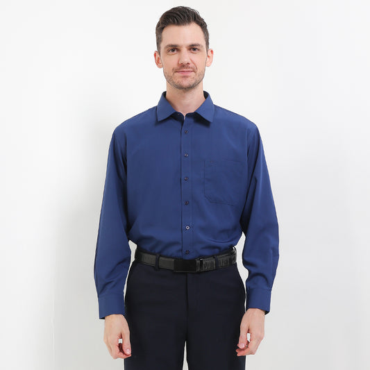 Cardinal Kemeja Lengan Panjang Semi Fit Pria F2384J02H