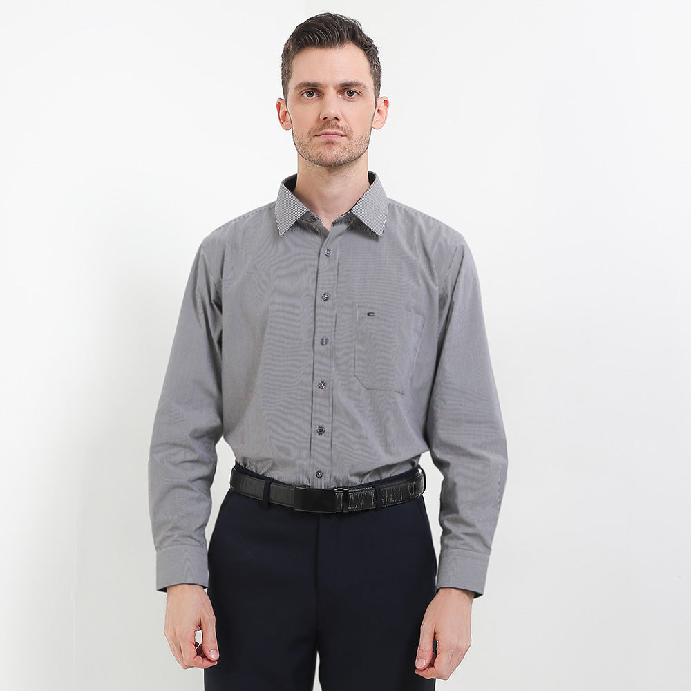 Cardinal Kemeja Lengan Panjang Semi Fit Pria F2392J01A