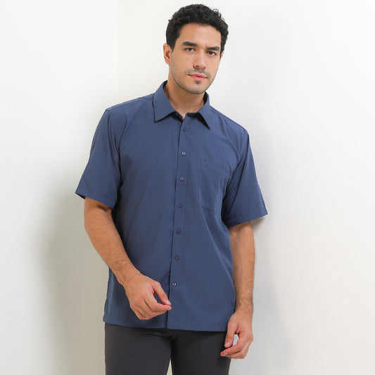 Cardinal Kemeja Lengan Panjang Semi Fit Pria Big Size F2393N04B