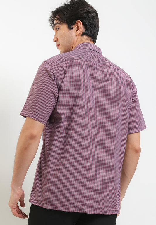 Cardinal Kemeja Lengan Pendek Semi Fit Pria Big Size F2396O11E