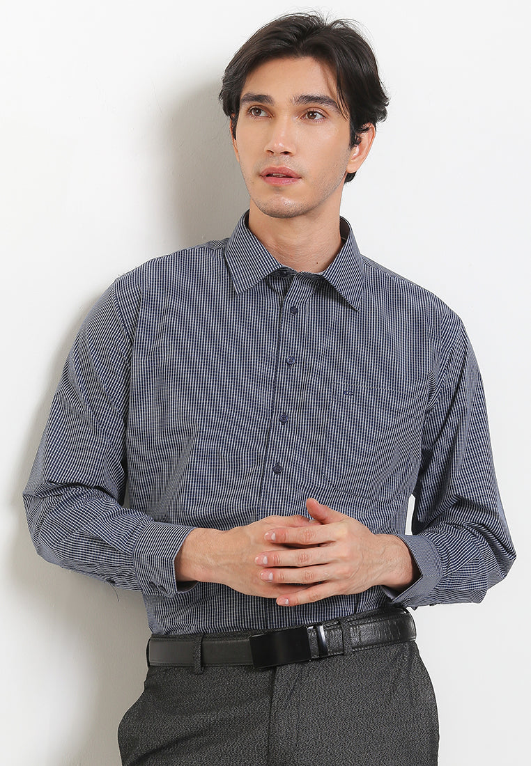 Cardinal Kemeja Semi Fit Pria F2401J02H