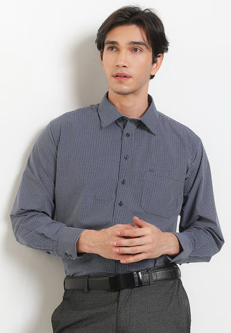 Cardinal Kemeja Semi Fit Pria F2401J02H